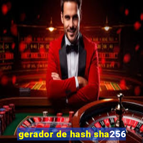 gerador de hash sha256